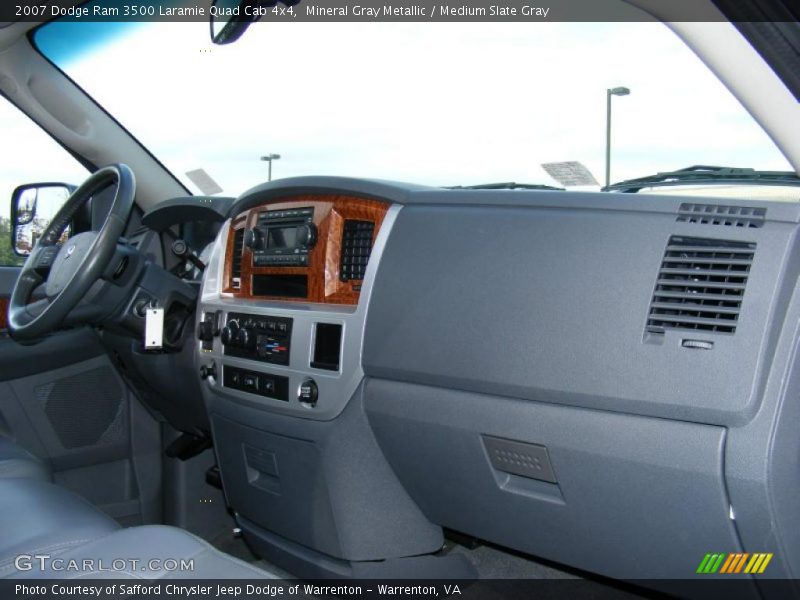  2007 Ram 3500 Laramie Quad Cab 4x4 Medium Slate Gray Interior