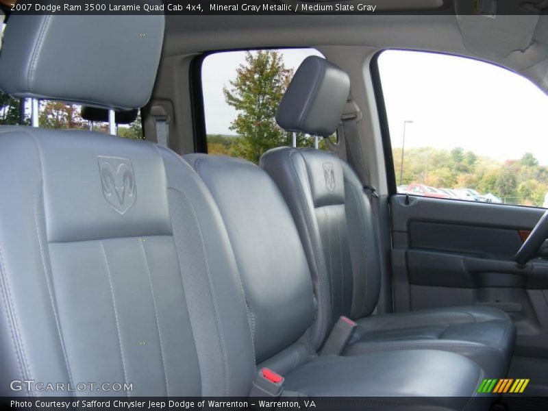  2007 Ram 3500 Laramie Quad Cab 4x4 Medium Slate Gray Interior