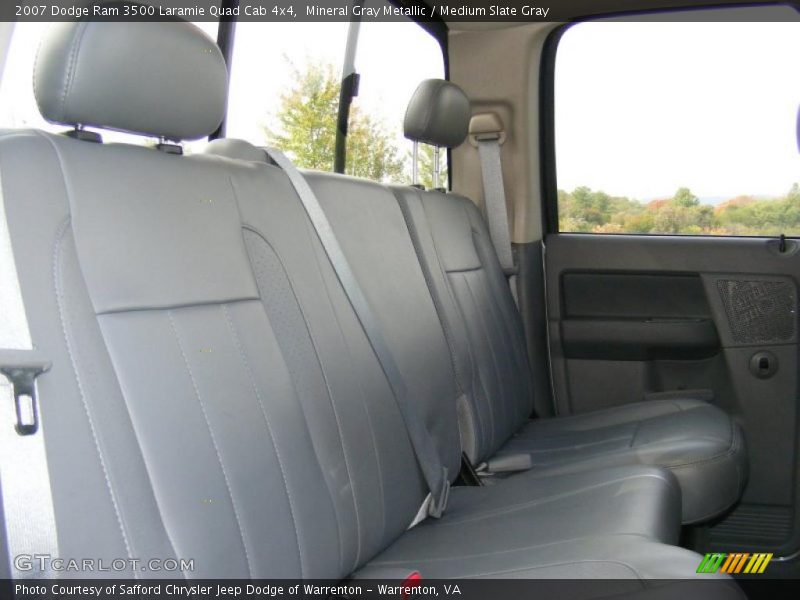  2007 Ram 3500 Laramie Quad Cab 4x4 Medium Slate Gray Interior