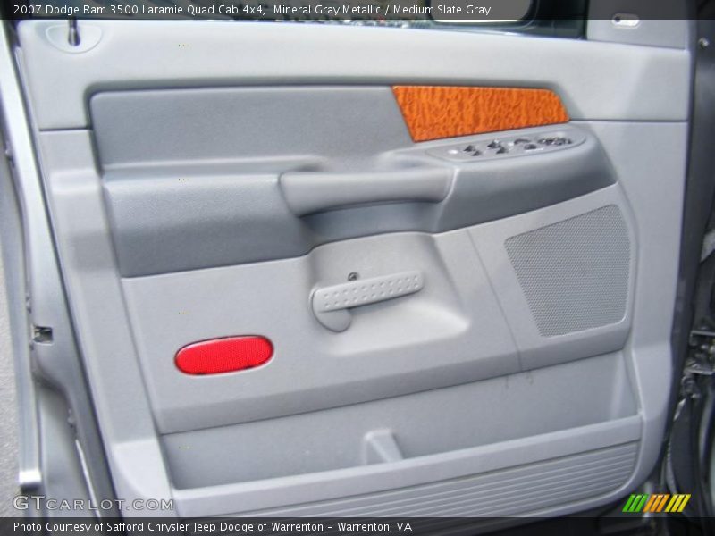 Mineral Gray Metallic / Medium Slate Gray 2007 Dodge Ram 3500 Laramie Quad Cab 4x4