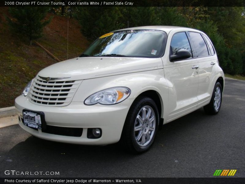 Cool Vanilla White / Pastel Slate Gray 2008 Chrysler PT Cruiser Touring