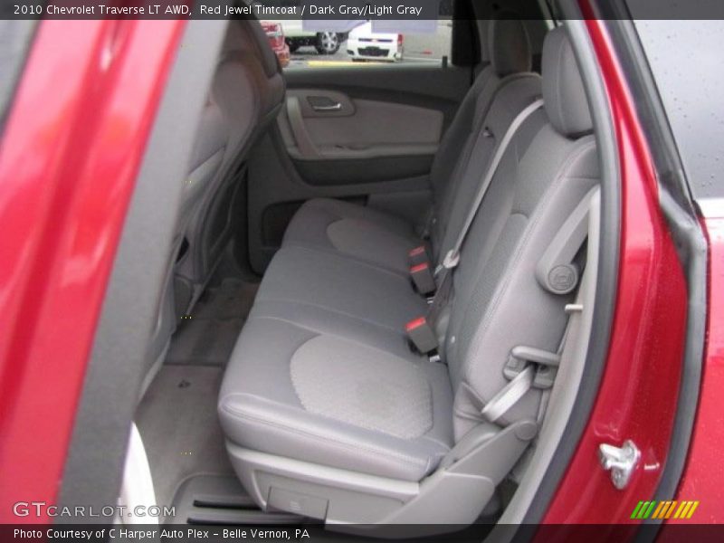Red Jewel Tintcoat / Dark Gray/Light Gray 2010 Chevrolet Traverse LT AWD