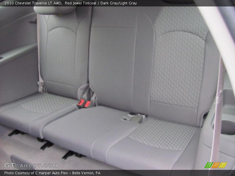 Red Jewel Tintcoat / Dark Gray/Light Gray 2010 Chevrolet Traverse LT AWD
