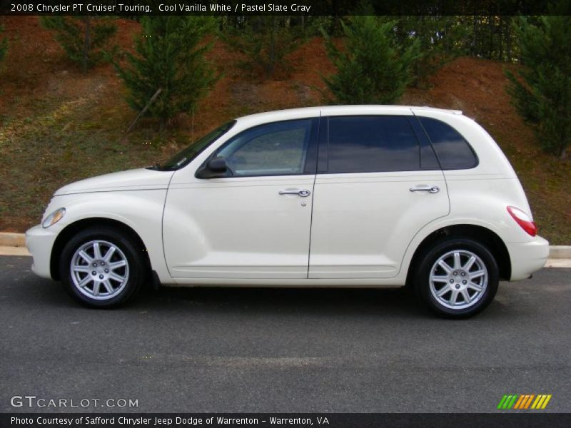 Cool Vanilla White / Pastel Slate Gray 2008 Chrysler PT Cruiser Touring