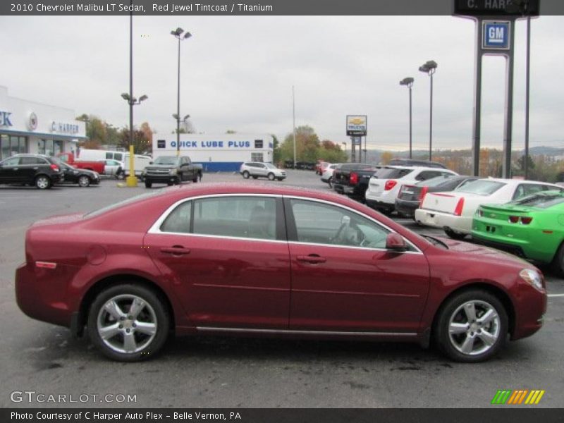 Red Jewel Tintcoat / Titanium 2010 Chevrolet Malibu LT Sedan