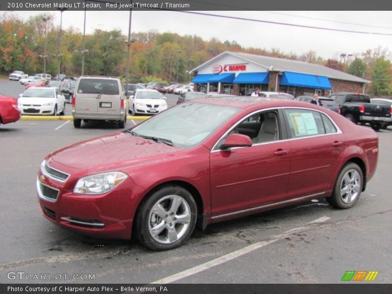 Red Jewel Tintcoat / Titanium 2010 Chevrolet Malibu LT Sedan
