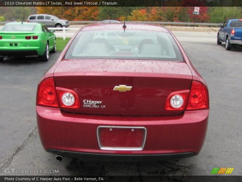 Red Jewel Tintcoat / Titanium 2010 Chevrolet Malibu LT Sedan