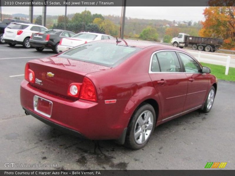 Red Jewel Tintcoat / Titanium 2010 Chevrolet Malibu LT Sedan