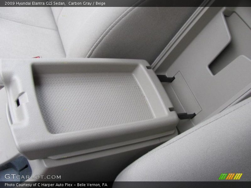 Carbon Gray / Beige 2009 Hyundai Elantra GLS Sedan
