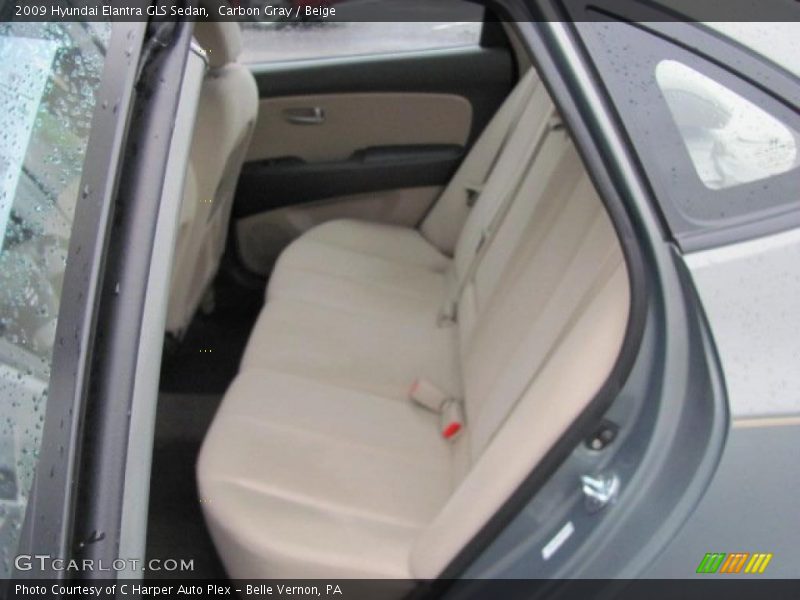 Carbon Gray / Beige 2009 Hyundai Elantra GLS Sedan