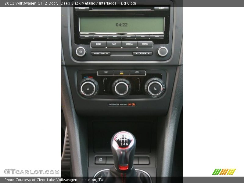 Controls of 2011 GTI 2 Door