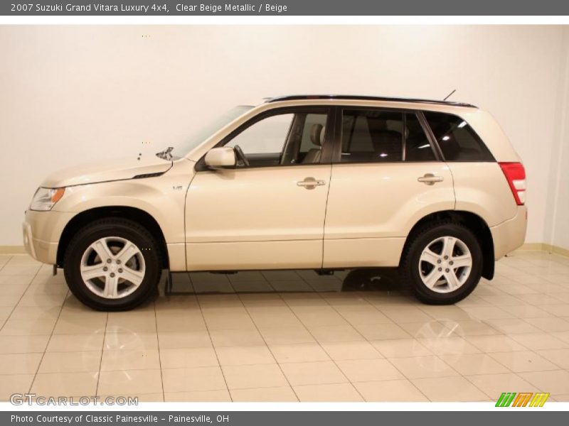 Clear Beige Metallic / Beige 2007 Suzuki Grand Vitara Luxury 4x4