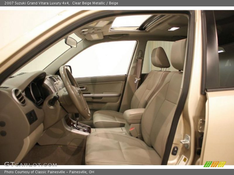  2007 Grand Vitara Luxury 4x4 Beige Interior