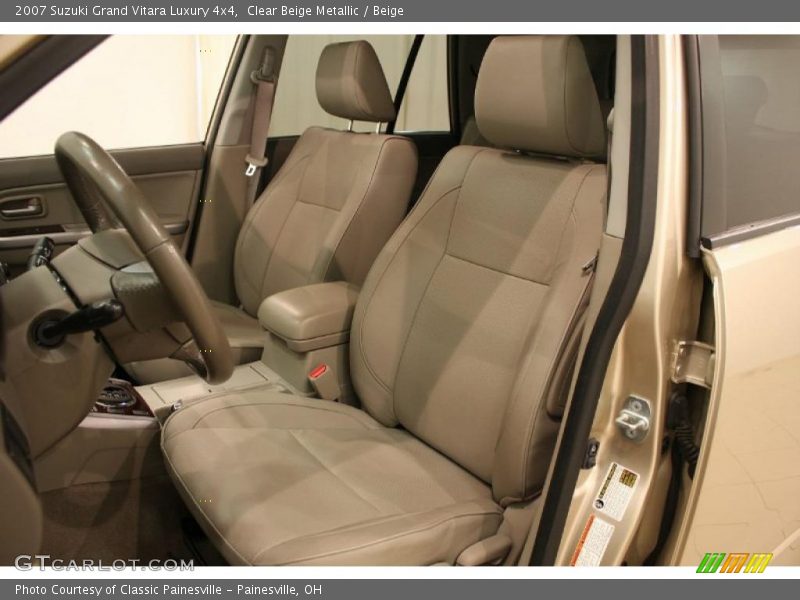  2007 Grand Vitara Luxury 4x4 Beige Interior