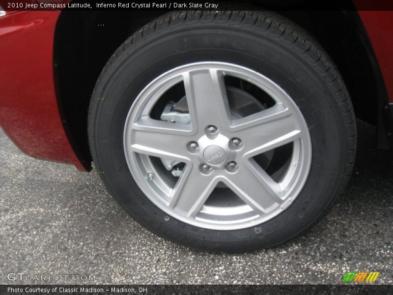 Inferno Red Crystal Pearl / Dark Slate Gray 2010 Jeep Compass Latitude