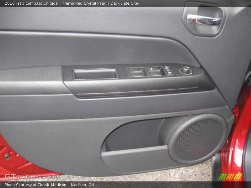 Inferno Red Crystal Pearl / Dark Slate Gray 2010 Jeep Compass Latitude