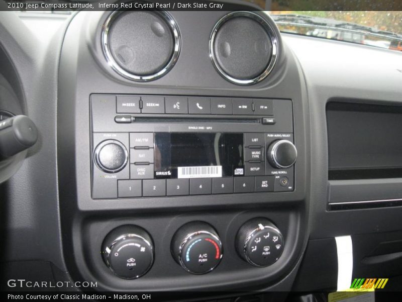 Inferno Red Crystal Pearl / Dark Slate Gray 2010 Jeep Compass Latitude
