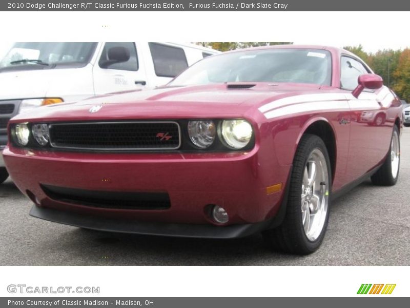 Furious Fuchsia / Dark Slate Gray 2010 Dodge Challenger R/T Classic Furious Fuchsia Edition