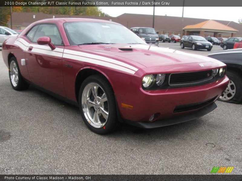 Furious Fuchsia / Dark Slate Gray 2010 Dodge Challenger R/T Classic Furious Fuchsia Edition