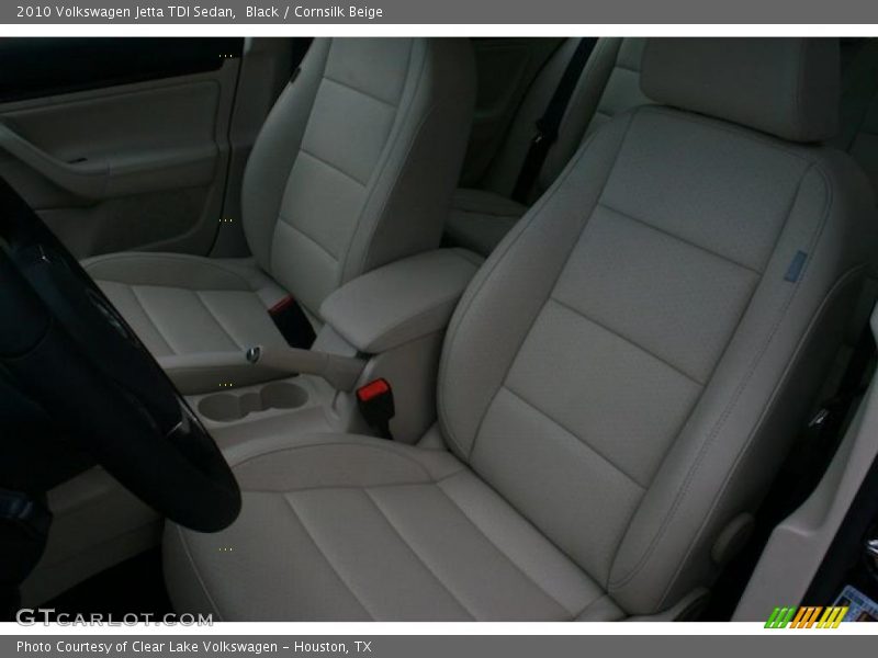 Black / Cornsilk Beige 2010 Volkswagen Jetta TDI Sedan