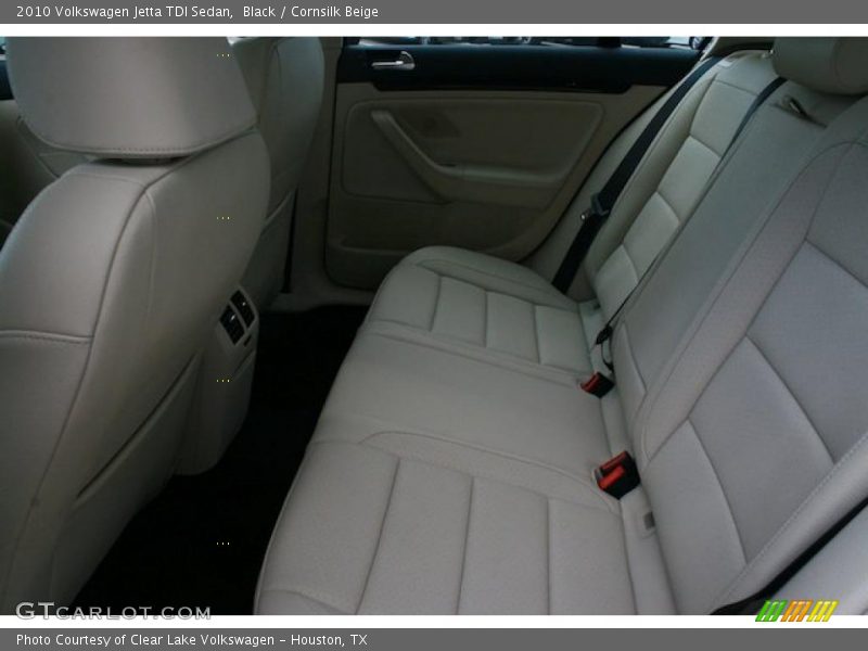 Black / Cornsilk Beige 2010 Volkswagen Jetta TDI Sedan