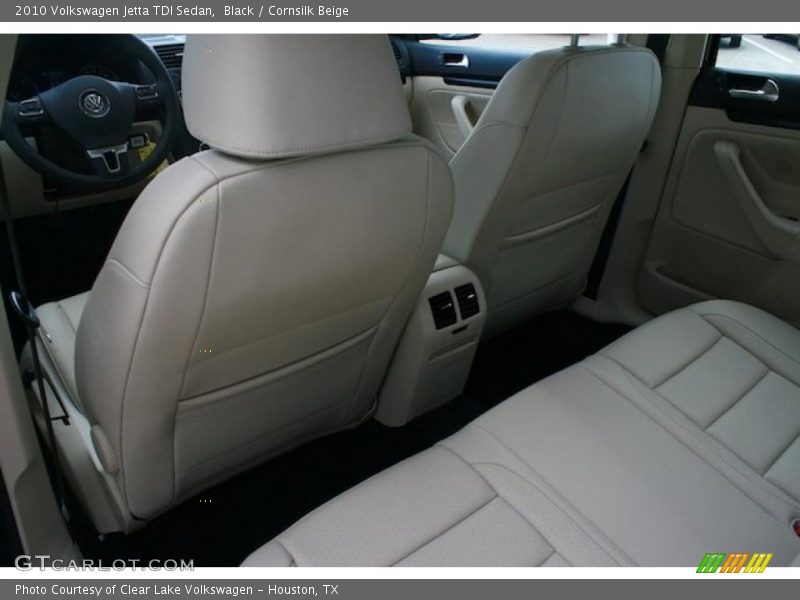 Black / Cornsilk Beige 2010 Volkswagen Jetta TDI Sedan