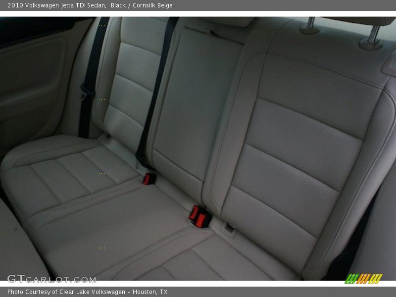 Black / Cornsilk Beige 2010 Volkswagen Jetta TDI Sedan