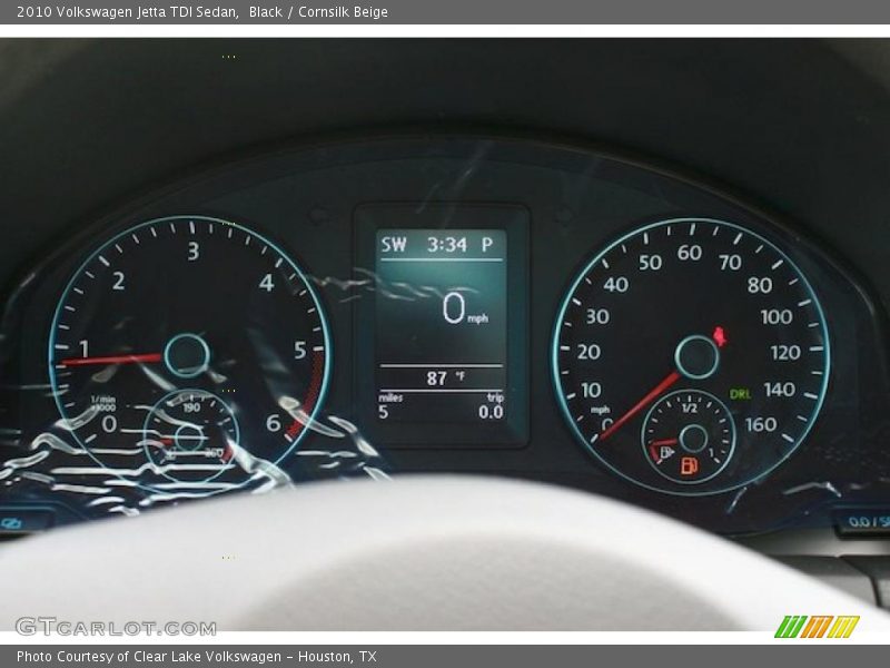  2010 Jetta TDI Sedan TDI Sedan Gauges