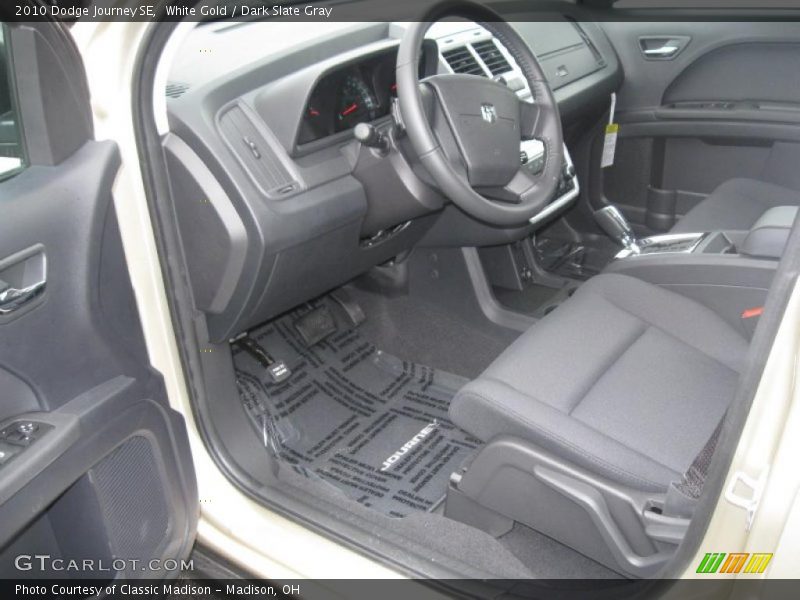 White Gold / Dark Slate Gray 2010 Dodge Journey SE