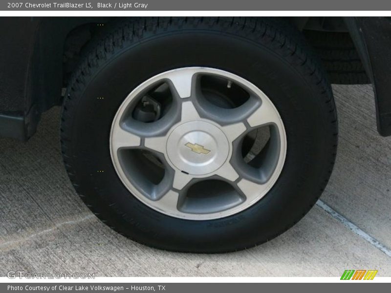 Black / Light Gray 2007 Chevrolet TrailBlazer LS