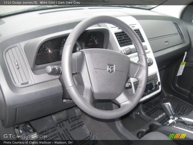 White Gold / Dark Slate Gray 2010 Dodge Journey SE
