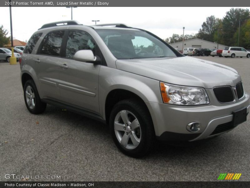 Liquid Silver Metallic / Ebony 2007 Pontiac Torrent AWD