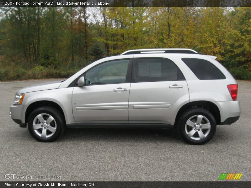 Liquid Silver Metallic / Ebony 2007 Pontiac Torrent AWD