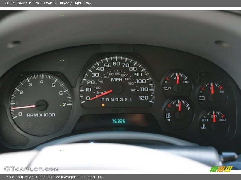 Black / Light Gray 2007 Chevrolet TrailBlazer LS