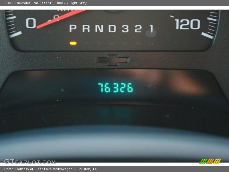 Black / Light Gray 2007 Chevrolet TrailBlazer LS