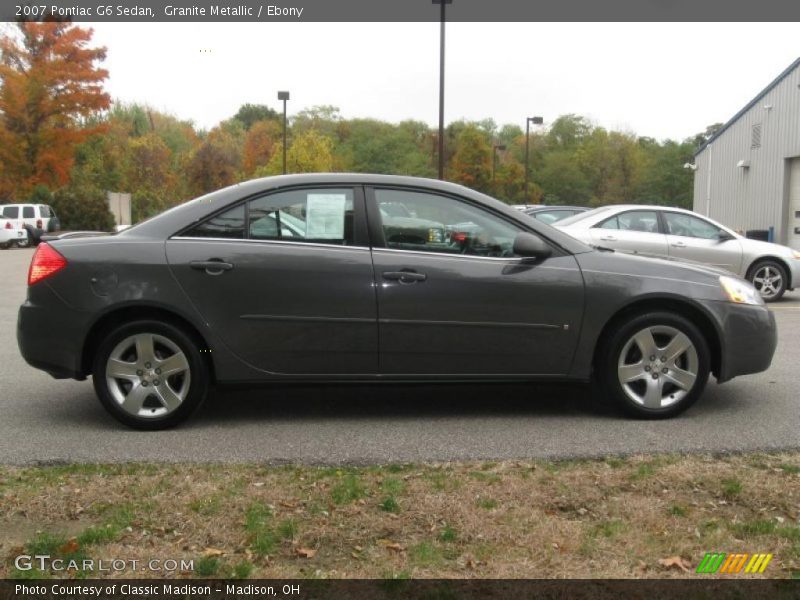 Granite Metallic / Ebony 2007 Pontiac G6 Sedan