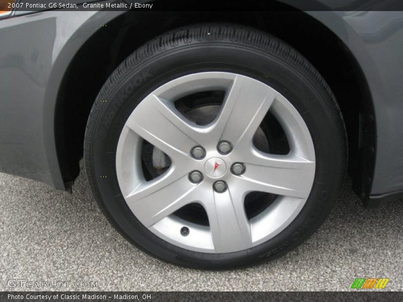 Granite Metallic / Ebony 2007 Pontiac G6 Sedan