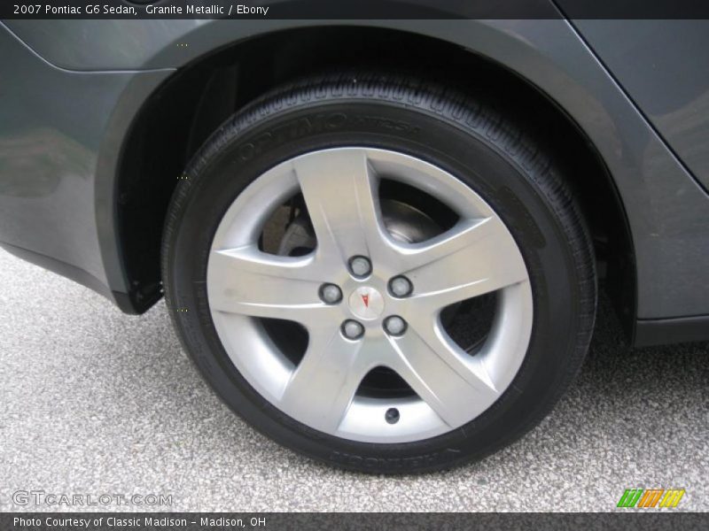 Granite Metallic / Ebony 2007 Pontiac G6 Sedan