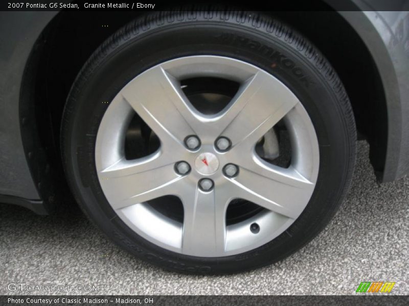 Granite Metallic / Ebony 2007 Pontiac G6 Sedan