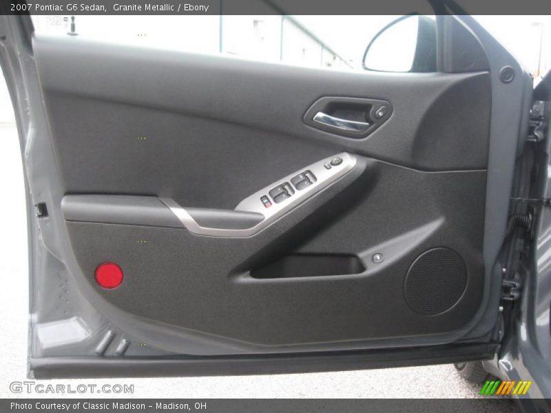 Granite Metallic / Ebony 2007 Pontiac G6 Sedan