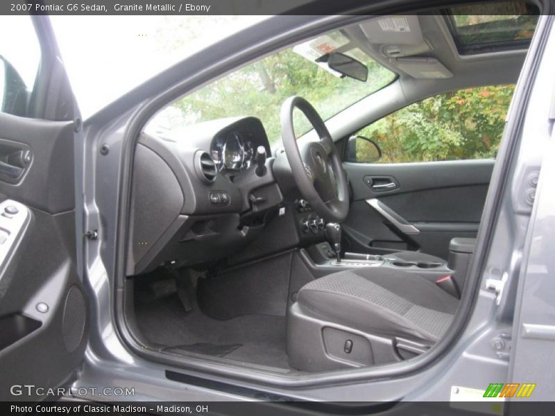 Granite Metallic / Ebony 2007 Pontiac G6 Sedan