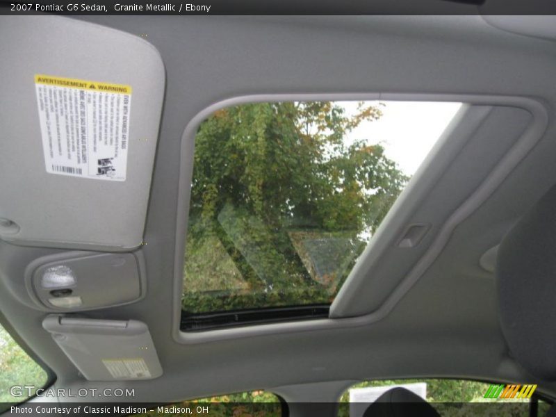 Granite Metallic / Ebony 2007 Pontiac G6 Sedan