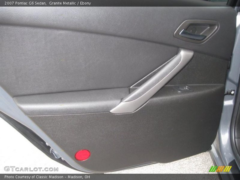 Granite Metallic / Ebony 2007 Pontiac G6 Sedan