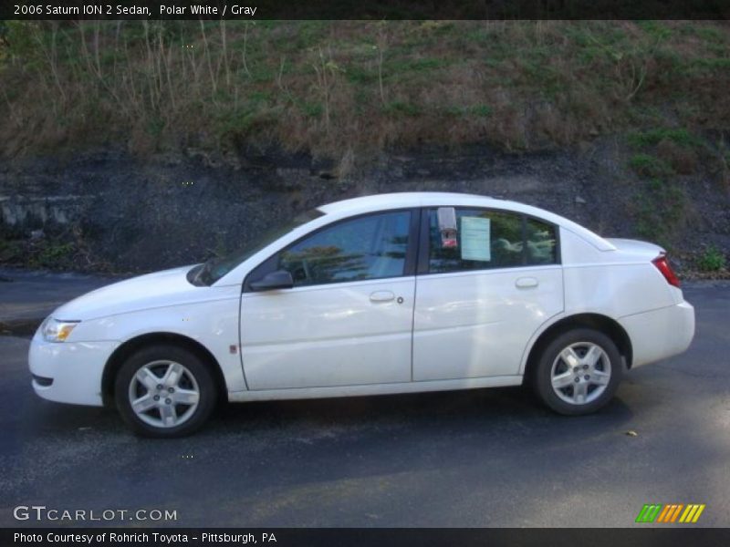 Polar White / Gray 2006 Saturn ION 2 Sedan
