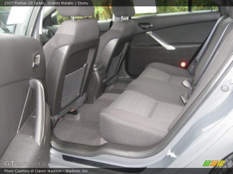 Granite Metallic / Ebony 2007 Pontiac G6 Sedan
