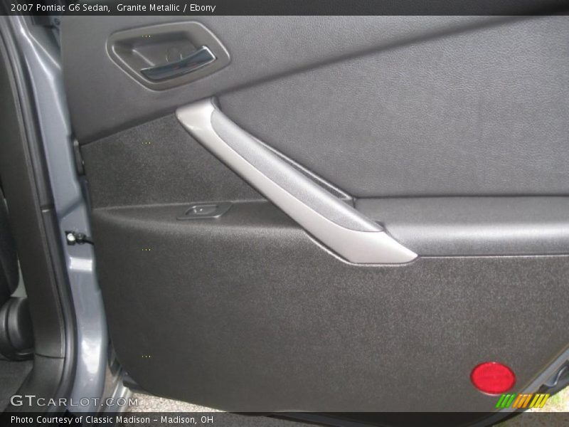 Granite Metallic / Ebony 2007 Pontiac G6 Sedan