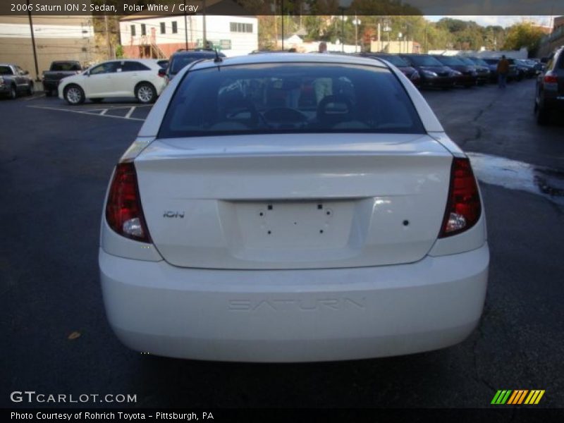 Polar White / Gray 2006 Saturn ION 2 Sedan