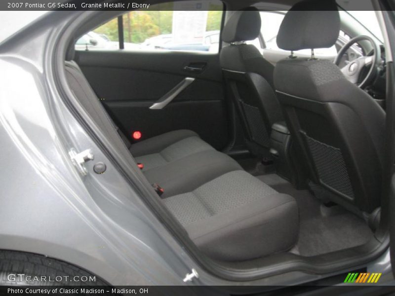 Granite Metallic / Ebony 2007 Pontiac G6 Sedan
