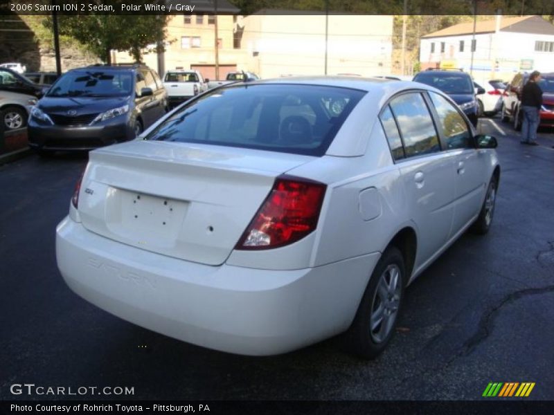 Polar White / Gray 2006 Saturn ION 2 Sedan