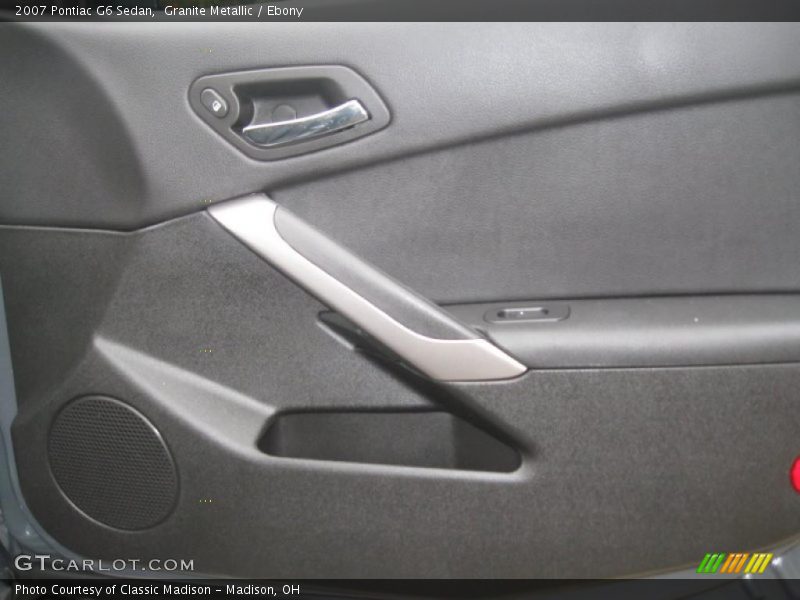 Granite Metallic / Ebony 2007 Pontiac G6 Sedan